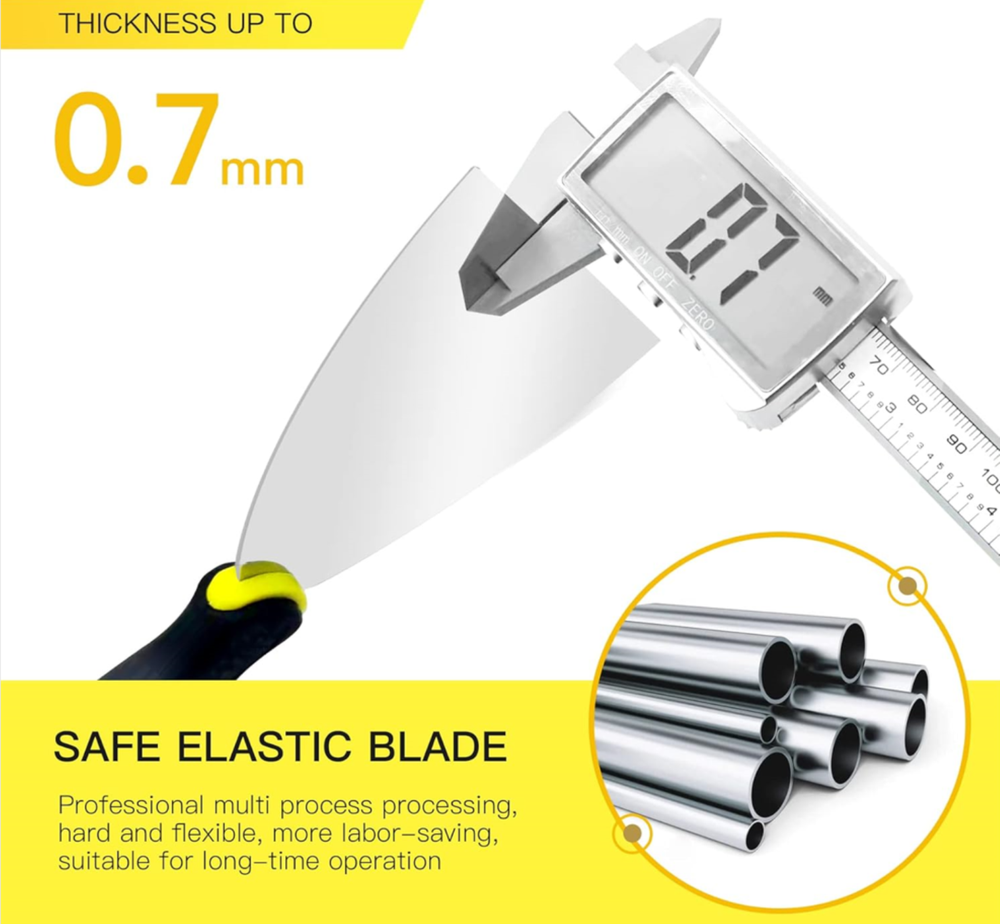 3Pcs Putty Knife 1.5" 3", & 4" Spackle Knife Set Painter Wallpaper Scraper Tools