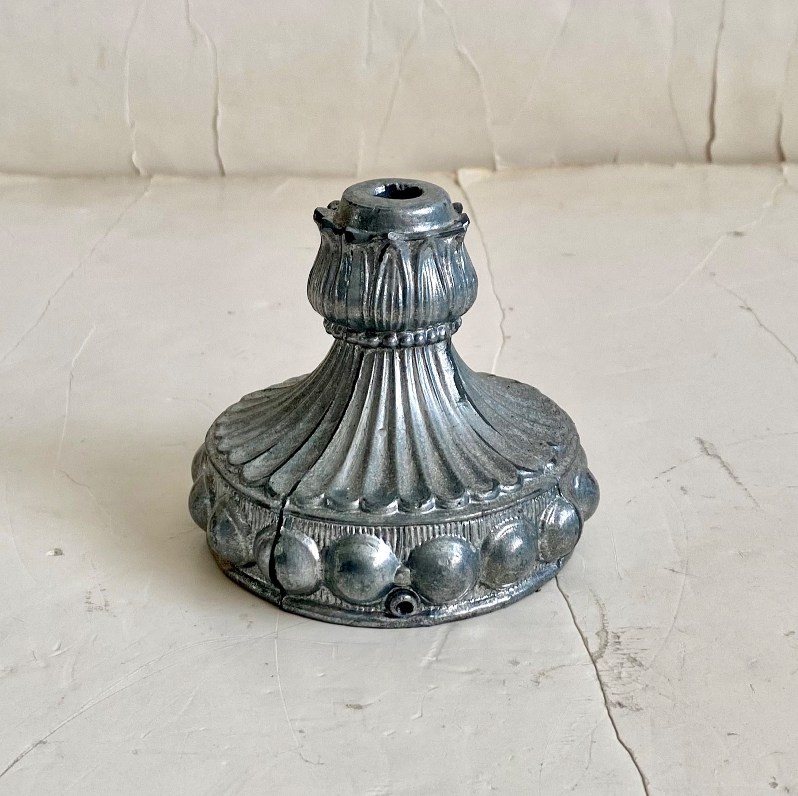 Vintage Cast Metal Hanging Lamp Shade Holder Canopy Fitter Ceiling Light Fixture