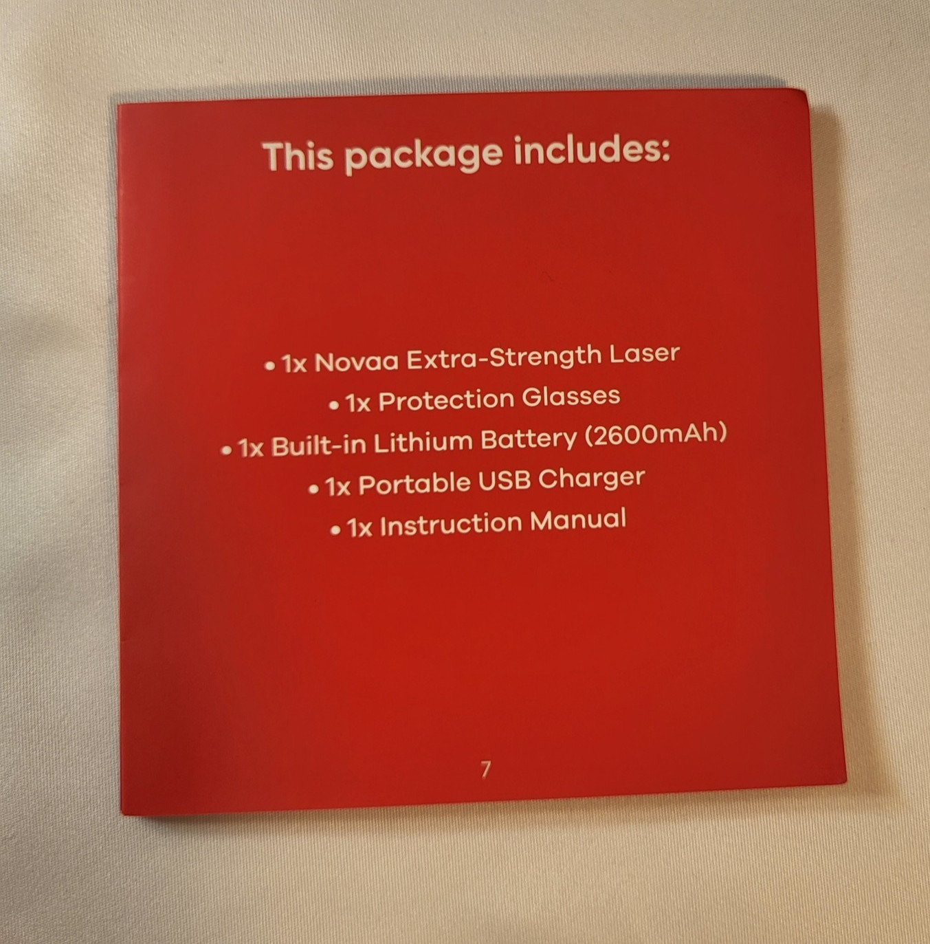 Novaalab Red Light Therapy Extra-Strength Healing-Pain Relief Laser - Used