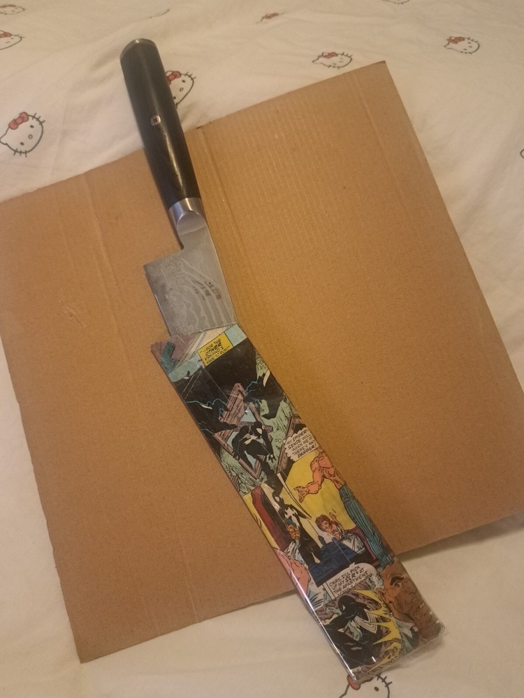 Chef Knife Guard AVENGERS MARVEL DC Comic book art