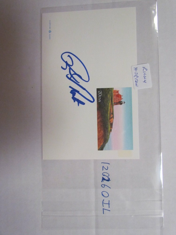 Ricky Horton Signed Postcard