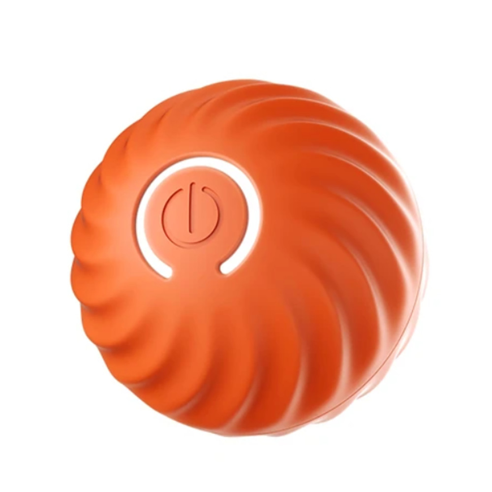 Orange Gravity Jump Ball Toy Replacement Shell TPR Diameter 52mm Dog Plaything e