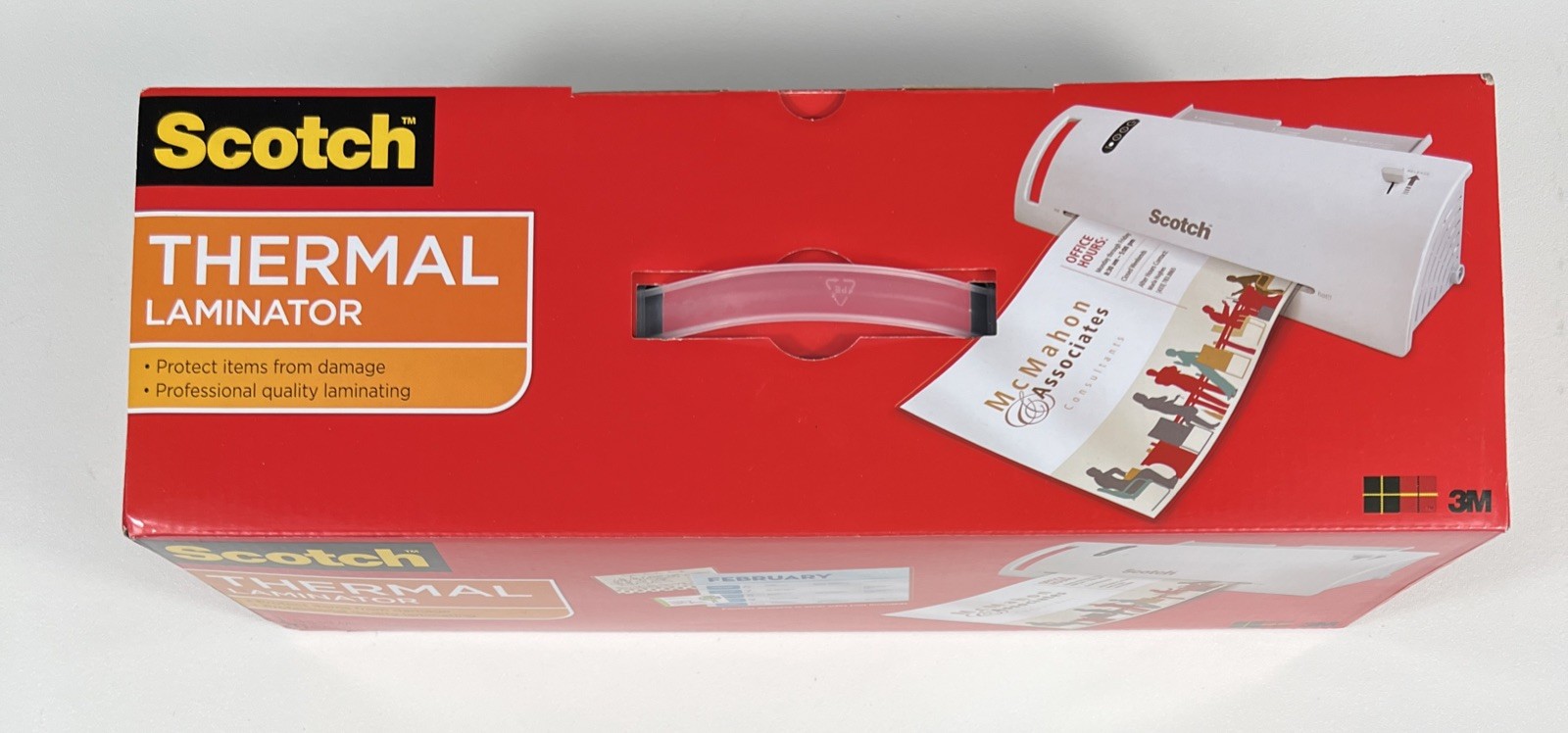 Scotch TL902VP Thermal Laminator Machine White 9-inch with 20 Pouches NEW