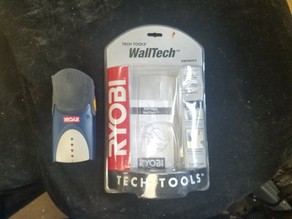 RYOBI Tech Tools WallTech EWT0003 Stud Finder With 8' Tape In Package