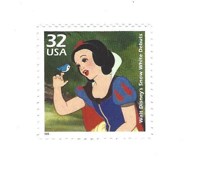 STAMP US SCOTT 3185h "Snow White" 32 CENT 1998 MNH