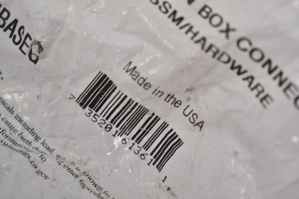 Junction Box Assembly Connector Hardware Kit EF4HUBASEG Electro Galvanized