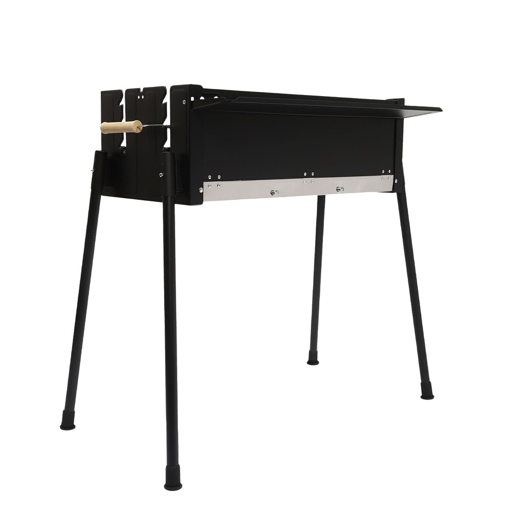 Folding Charcoal Grill with Adjustable Height for Outdoor BBQ & Camping