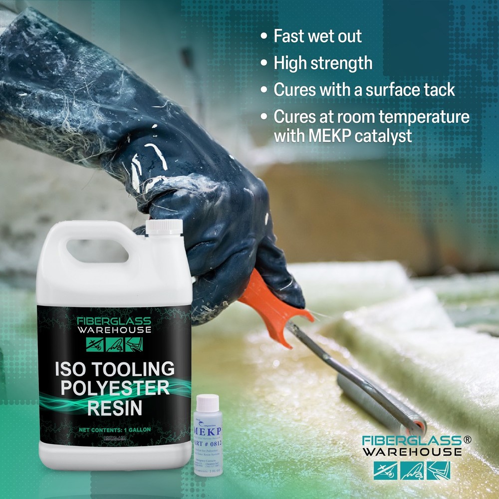 ISO Polyester Laminating Resin (Gallon with Catalyst)