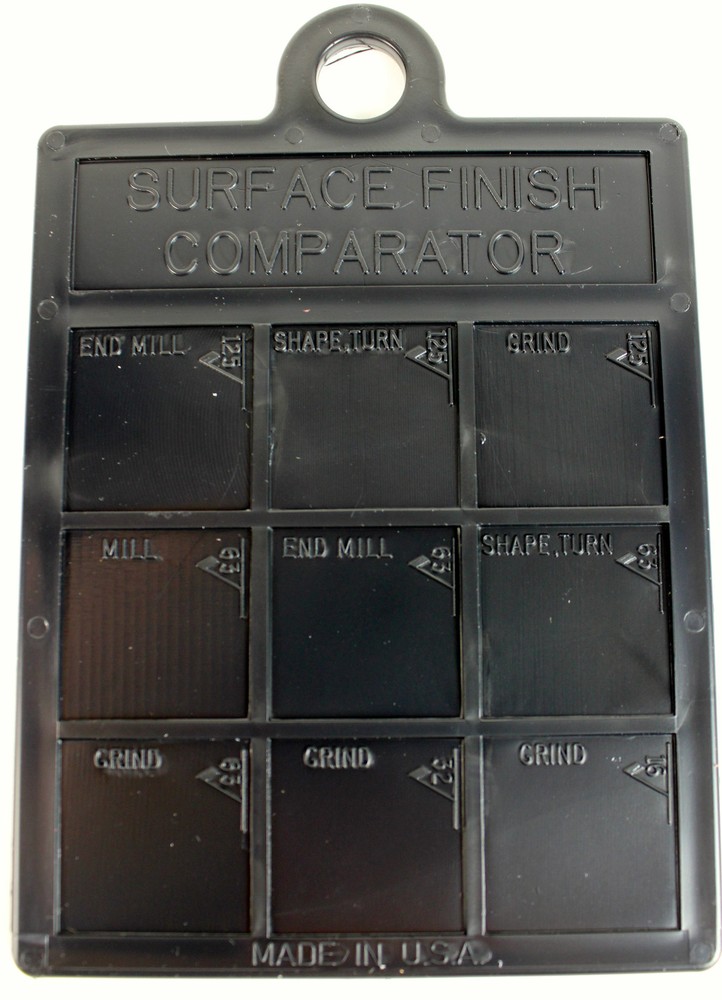 FLEXBAR SURFACE FINISH COMPARATOR- PLASTIC - #16007