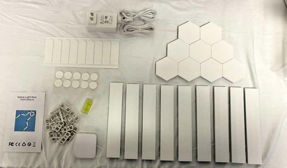 Hexiher Smart 9 LED Light Lines Wall Light