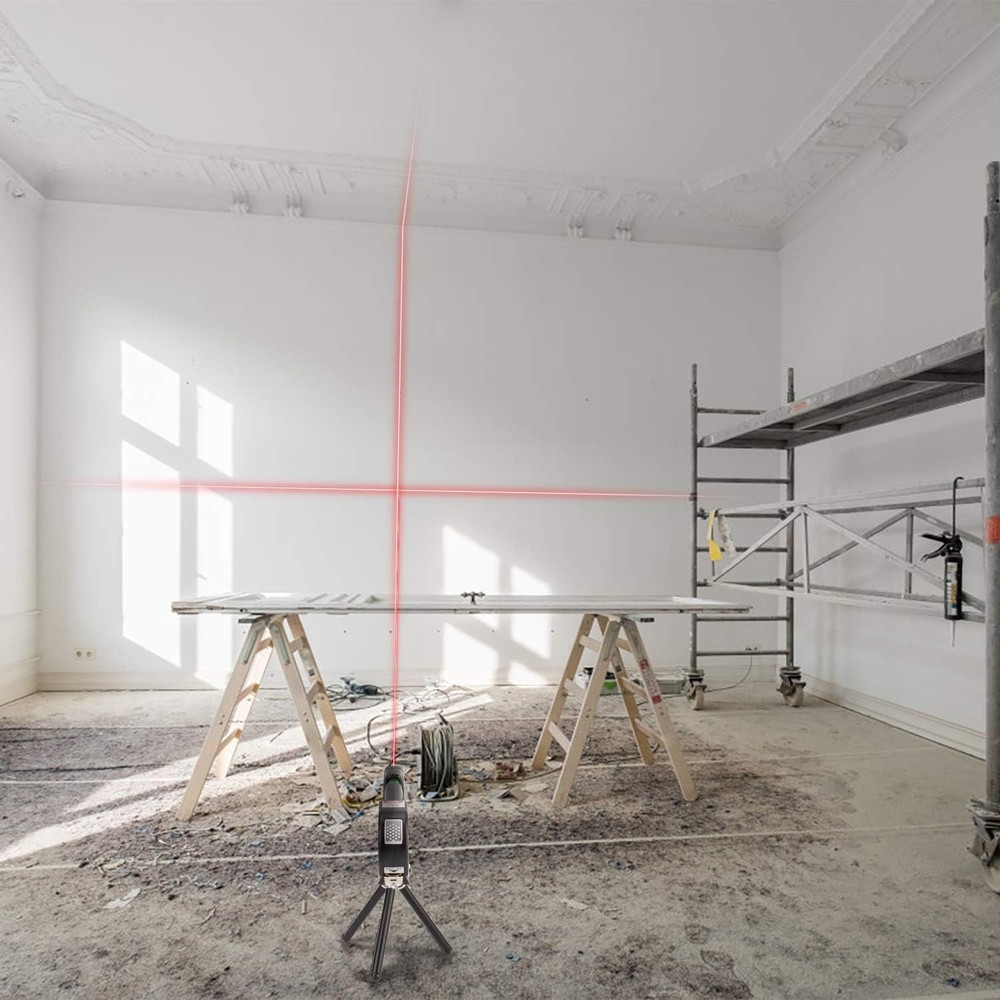 Laser Level Tool Multipurpose Line Kit With triangle Black