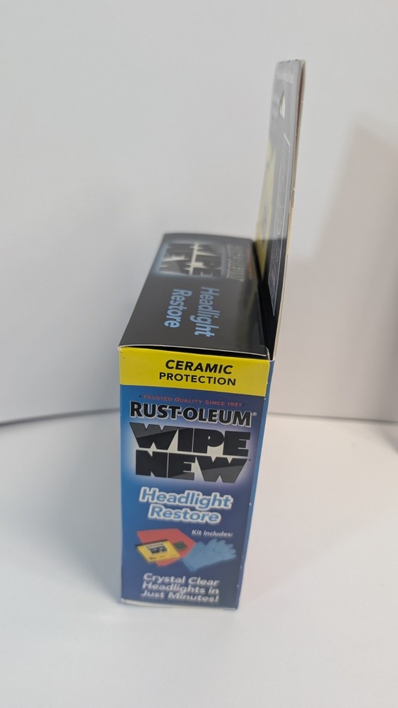 Rust-Oleum Wipe New Headlight Restore Kit, Restoration .5 FL OZ Polymer Solution