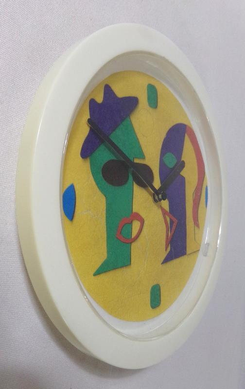 Memphis SKA Retro Shag Wall Clock