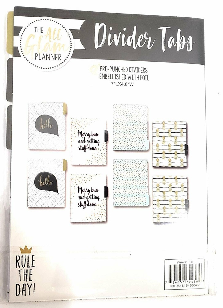 8 Divider Tabs (7"x4.8")