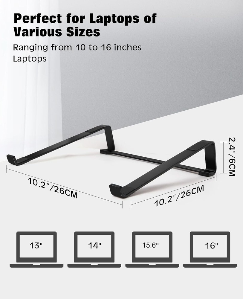 Laptop Stand for Desk - Cooling Ergonomic Design