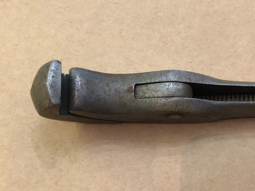 Vintage 8" Spring Loaded Automatic Pipe Wrench