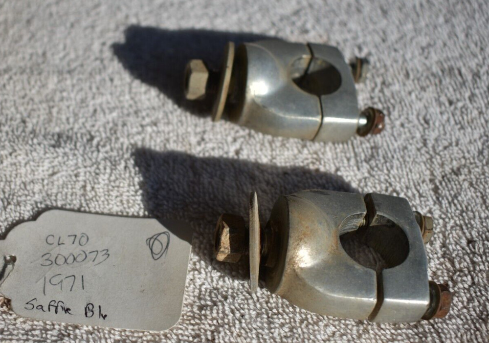 1971 Honda CL70 Scrambler Handlebar Risers with Hardware