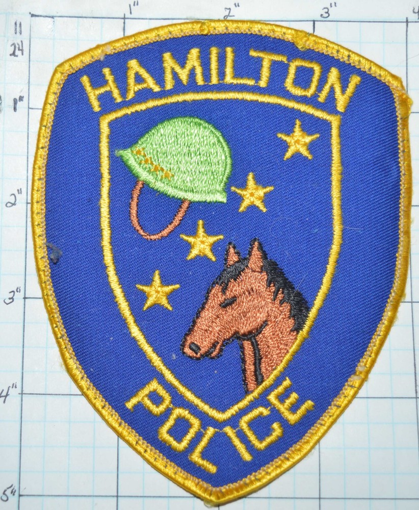 MASSACHUSETTS, HAMILTON POLICE DEPT PATCH