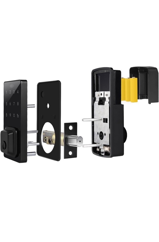 Smart Electronics Door Lock. User Code Touch Screen Keypad Deadbolt Entrance