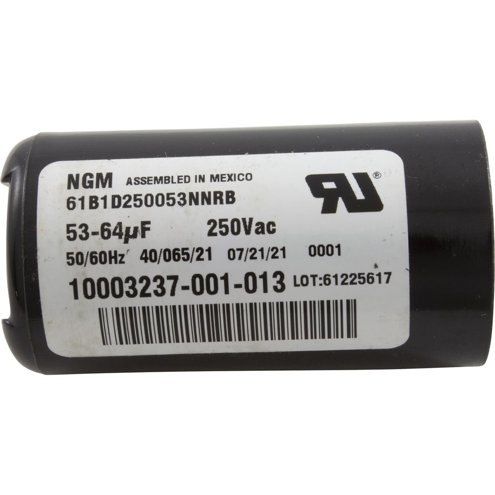 Start Capacitor, 53-64 MFD, 230v, 1-7/16" x 2-3/4"