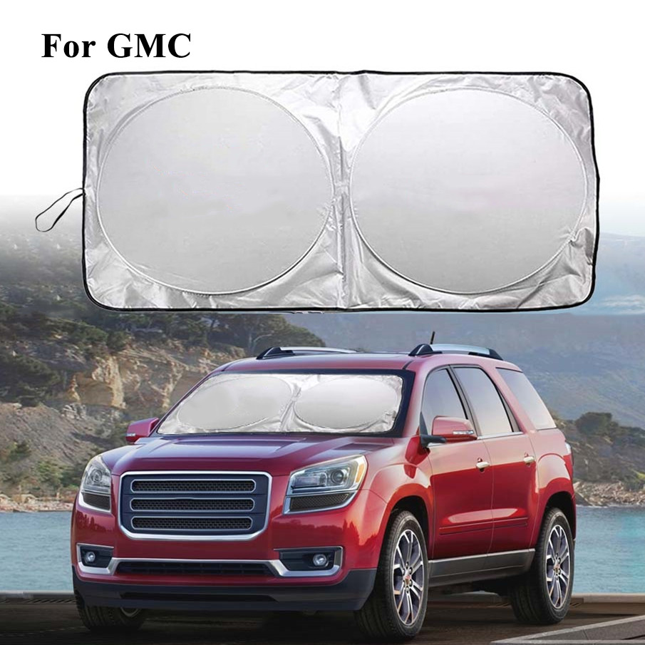 For GMC Car Large Windshield Sun Shade UV Block Reflective Screen Cover Visor