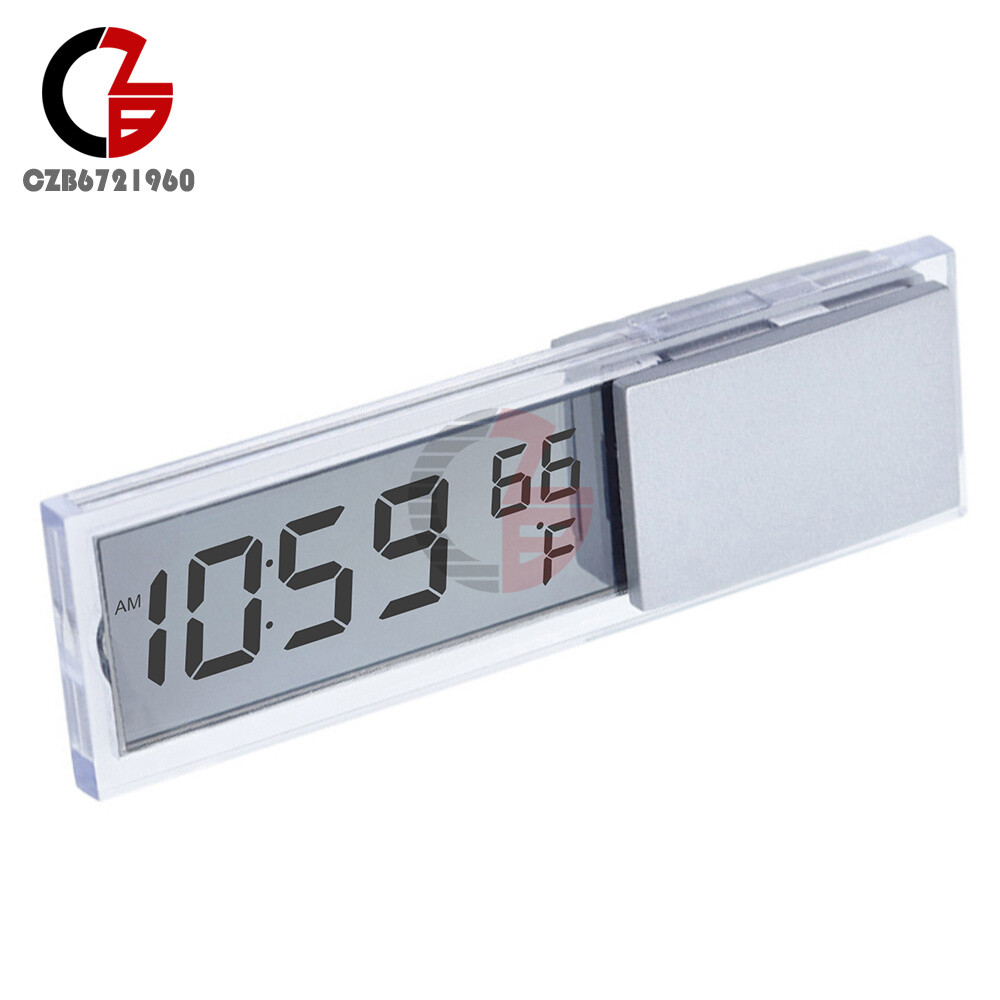 Digital Car Electronic Clock Thermometer Mini Weather Station Temperature Meter