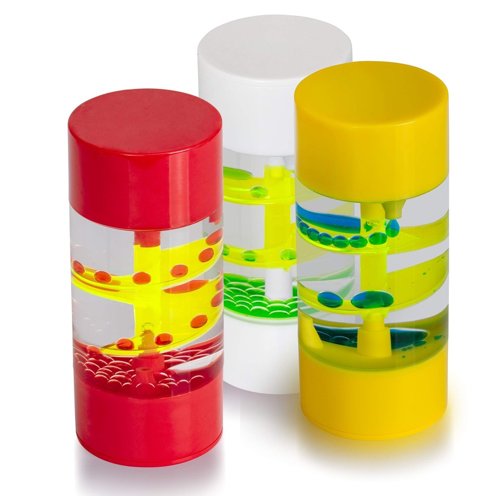 Big Mo's Toys Liquid Motion Spiral Timer Toy for Sensory Medium, Assorted