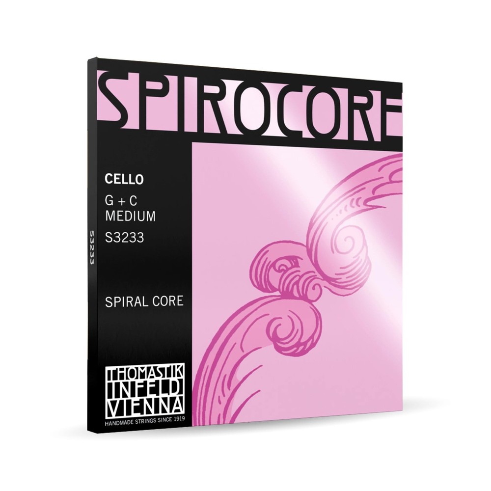 Thomastik-Infeld Spirocore Cello Strings - Flexible Set with Exceptional Soun...
