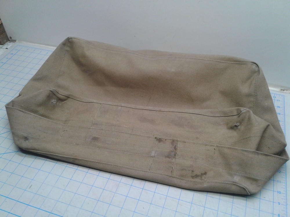 Vintage WW2 Military Canvas Suitcase Cover