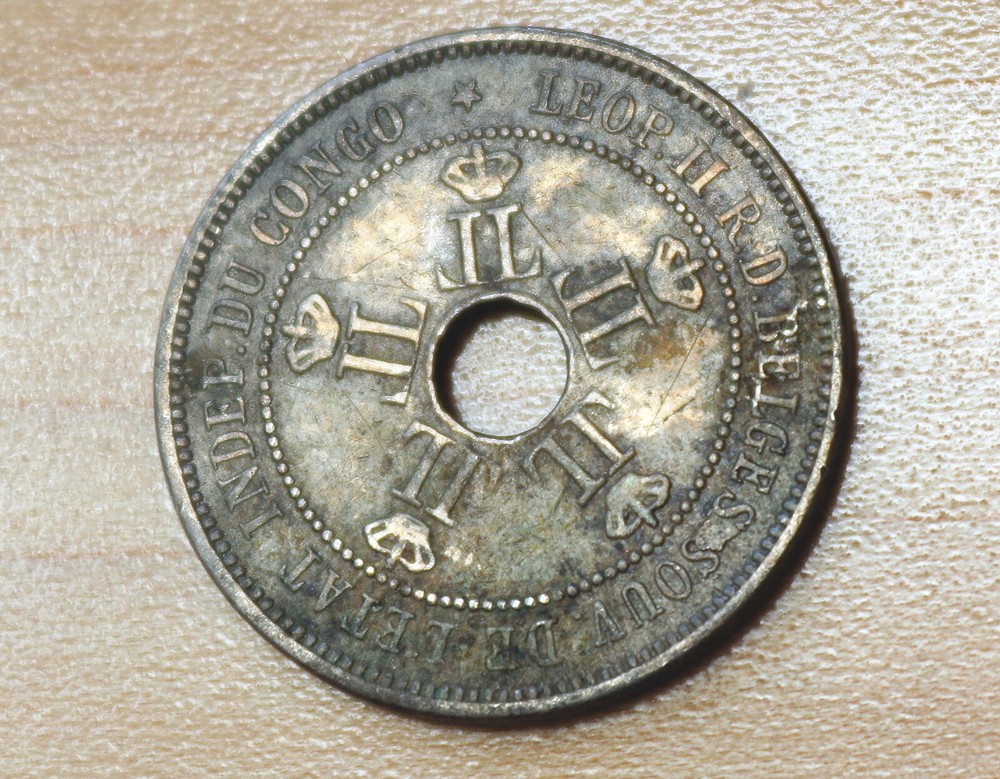 1906 Belgian Congo 20 Centimes