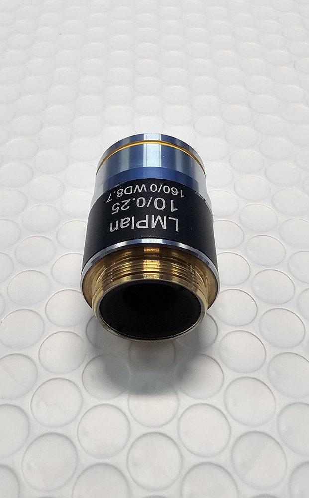 10X LWD LM PLAN CHROMATIC METALLURGICAL MICROSCOPE OBJECTIVE