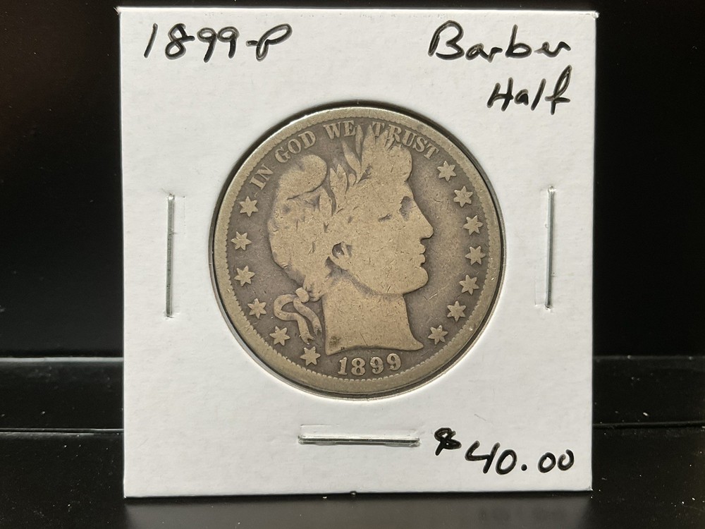 1899-P  Barber Half