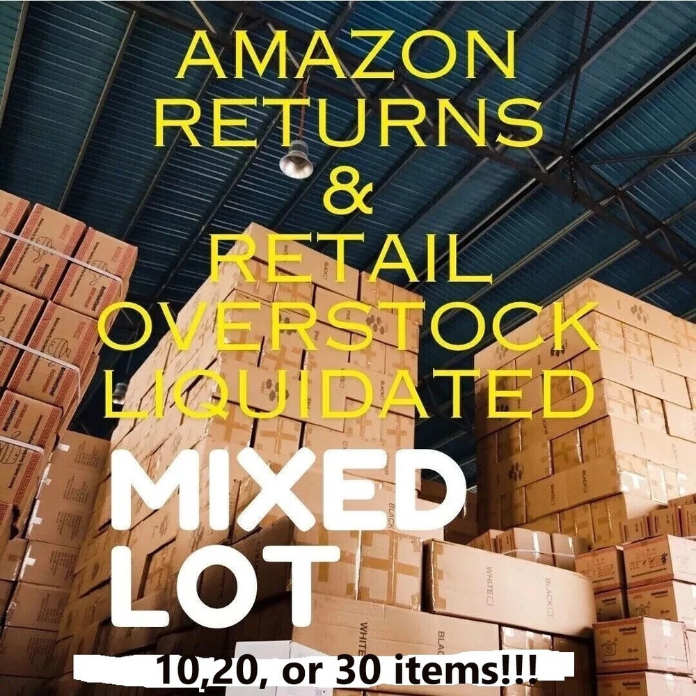 🎁 Amazon & Walmart Returns Overstock Box Surprise Bundle $100+ Value!