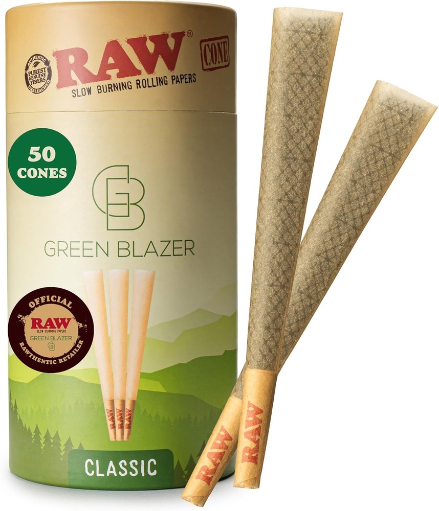 RAW Cones Classic 1 1/4 Size: 50 Pack