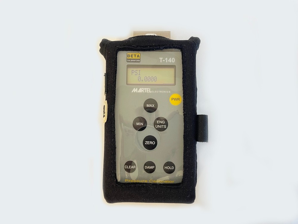 MARTEL T140-200" Precision Pressure Calibrator / Manometer -7 to +7 psi Diff