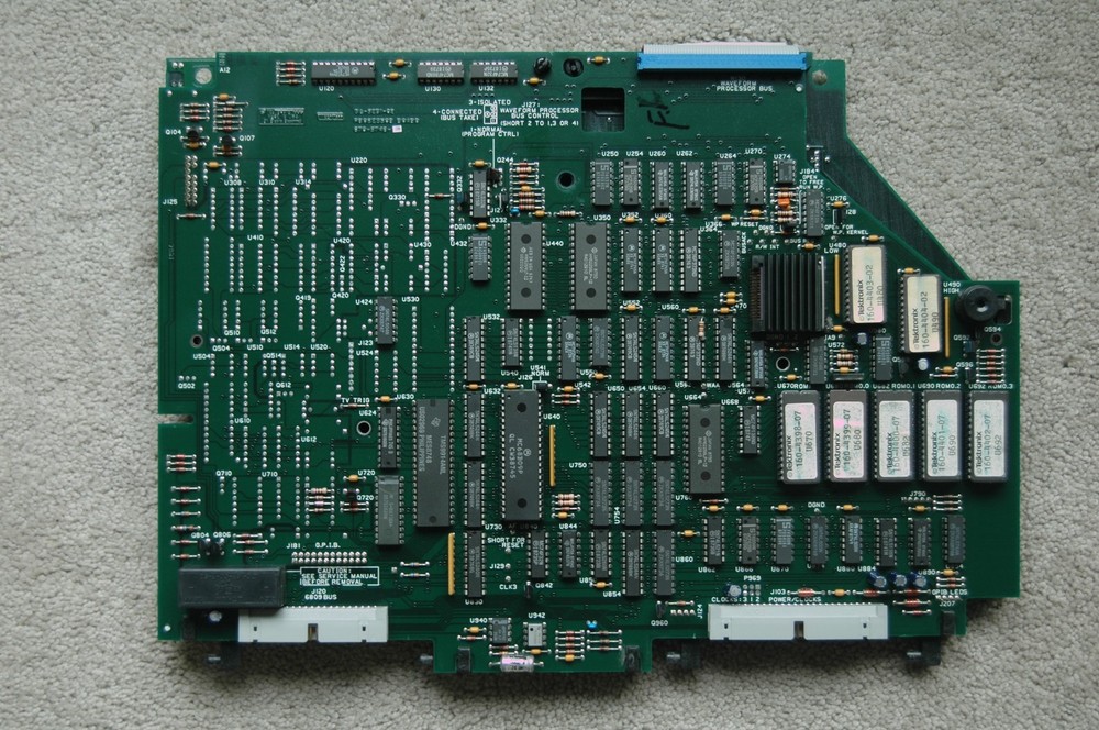 Tektronix 2430A A12 Processor Board and A11 Time base Display Board