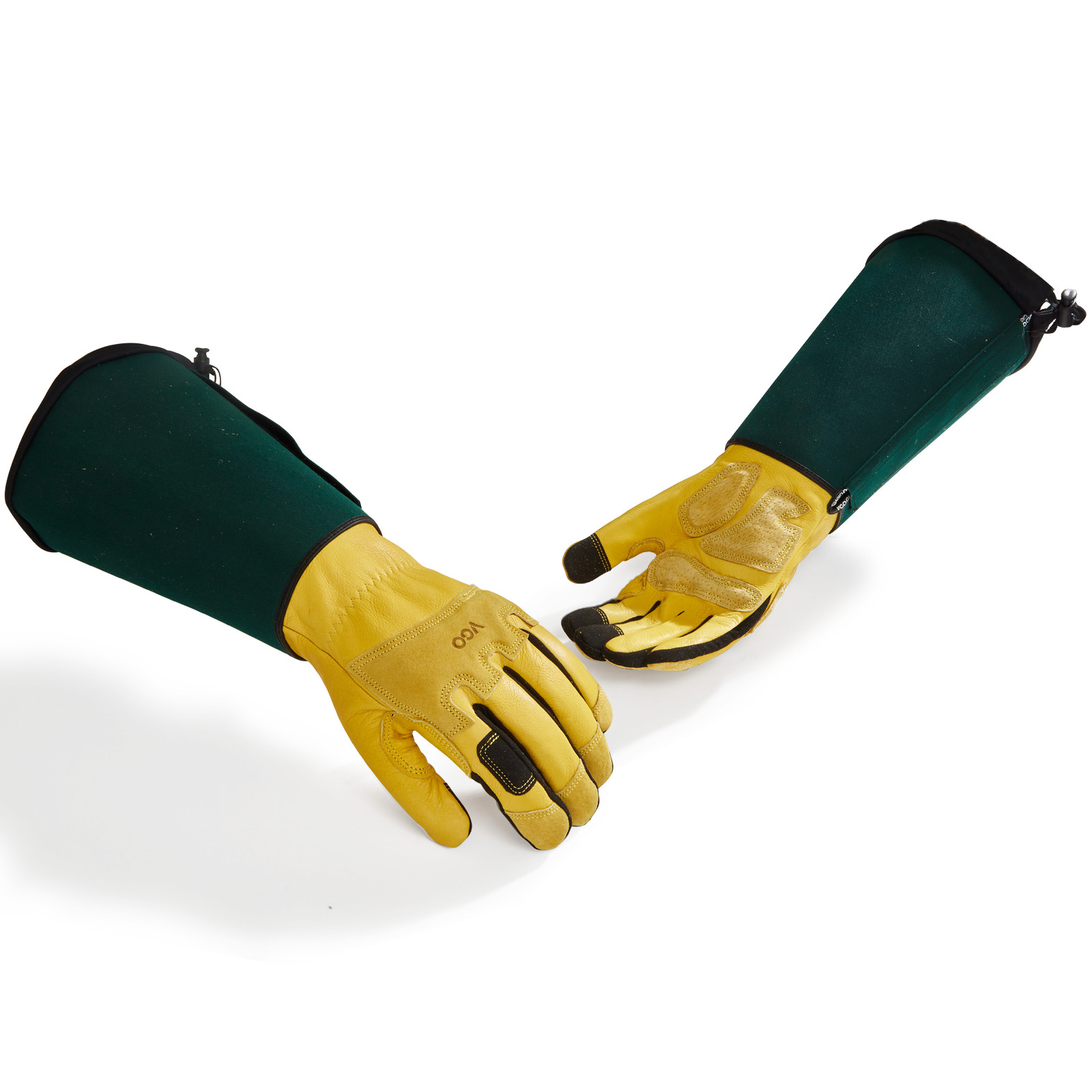 Vgo 1Pair Extra-Long Cuff Gardening Gloves, Puncture-proof Work Gloves(CA7472)