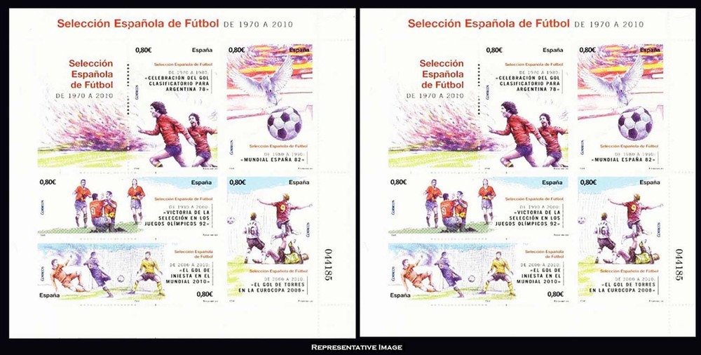 Spain Scott 3803-3804 Mint never hinged.