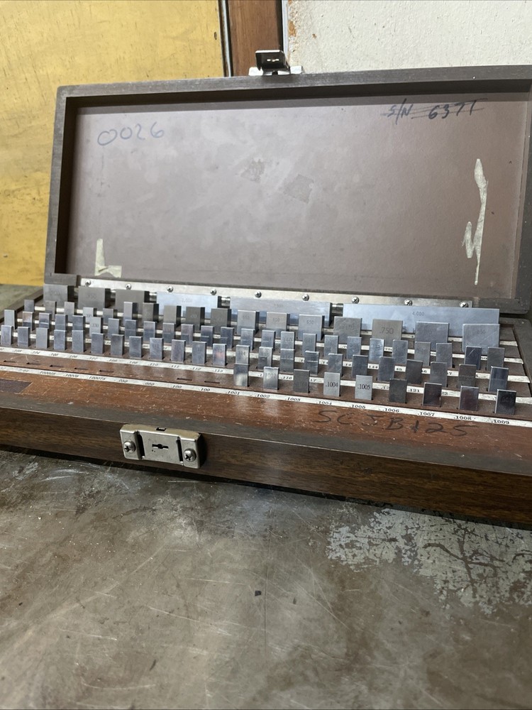 ICC 81 Pc Rectangular Gage Block Set .050-4”