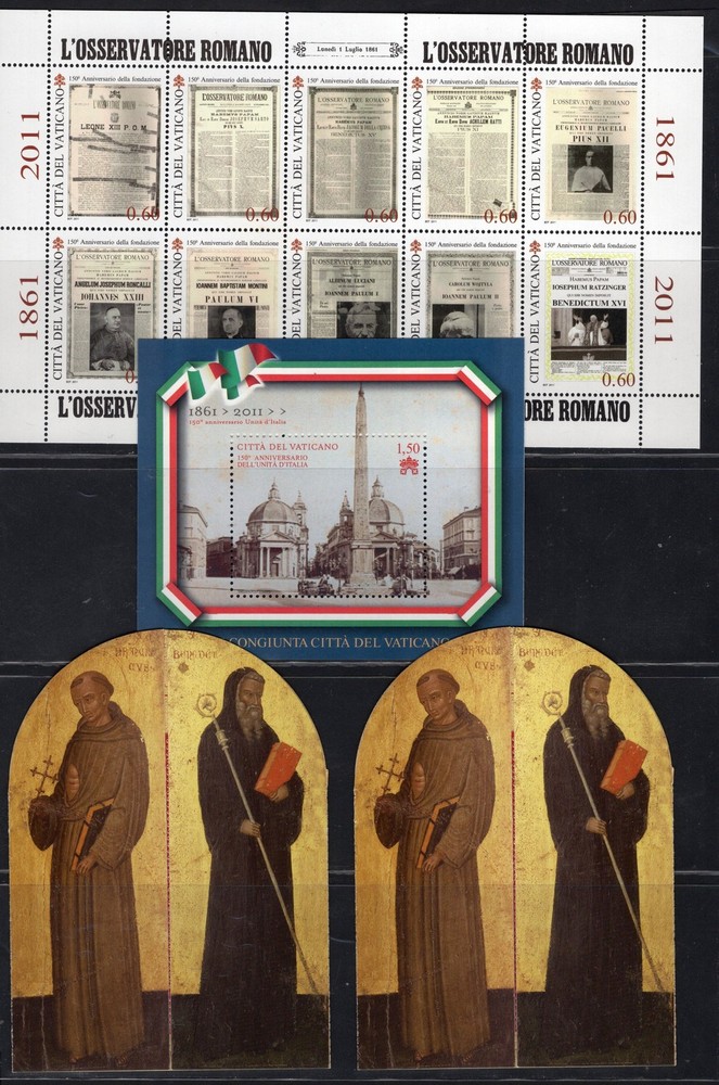 2011 Vaticano annata Cpl MNH