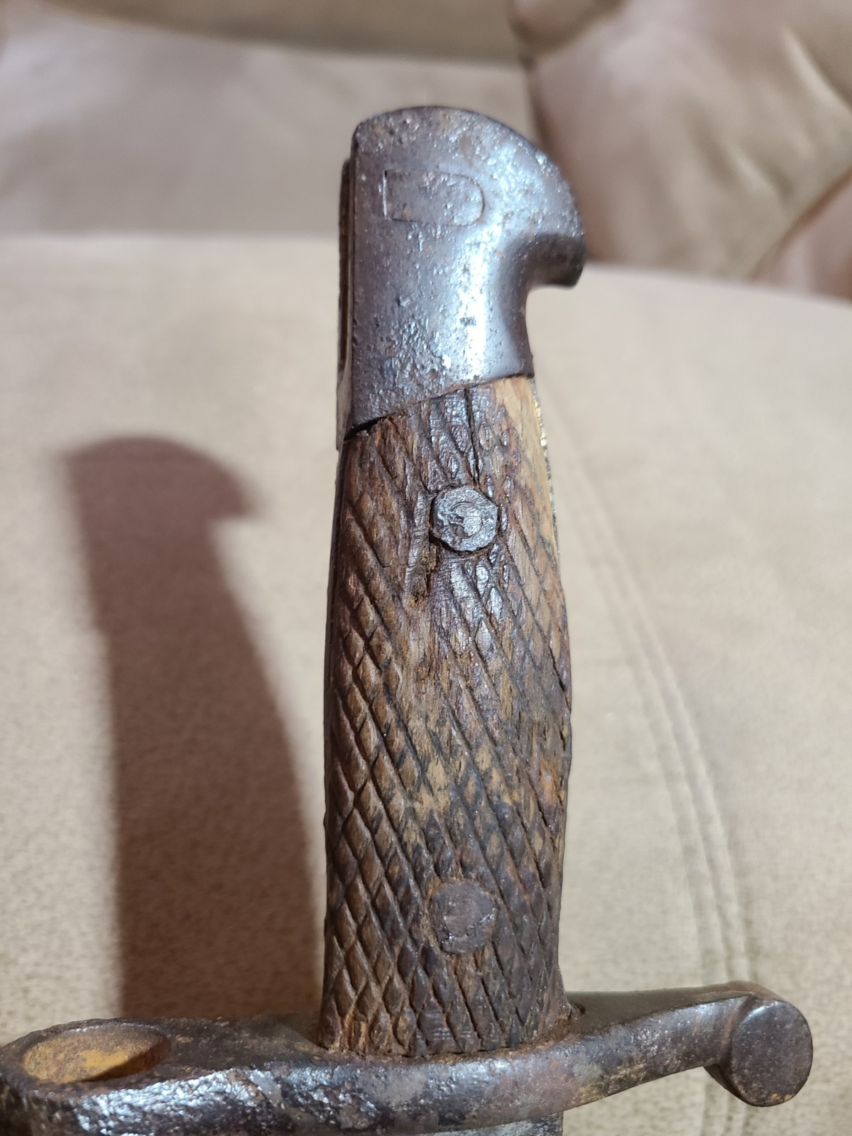 Toledo Spain WW1 WW2 Bolo Bayonet Complete But Rough For Restoration