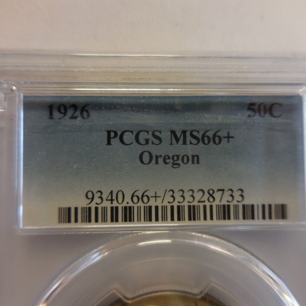 1926 MS66+ Oregon Trail Half Dollar PCGS 50C