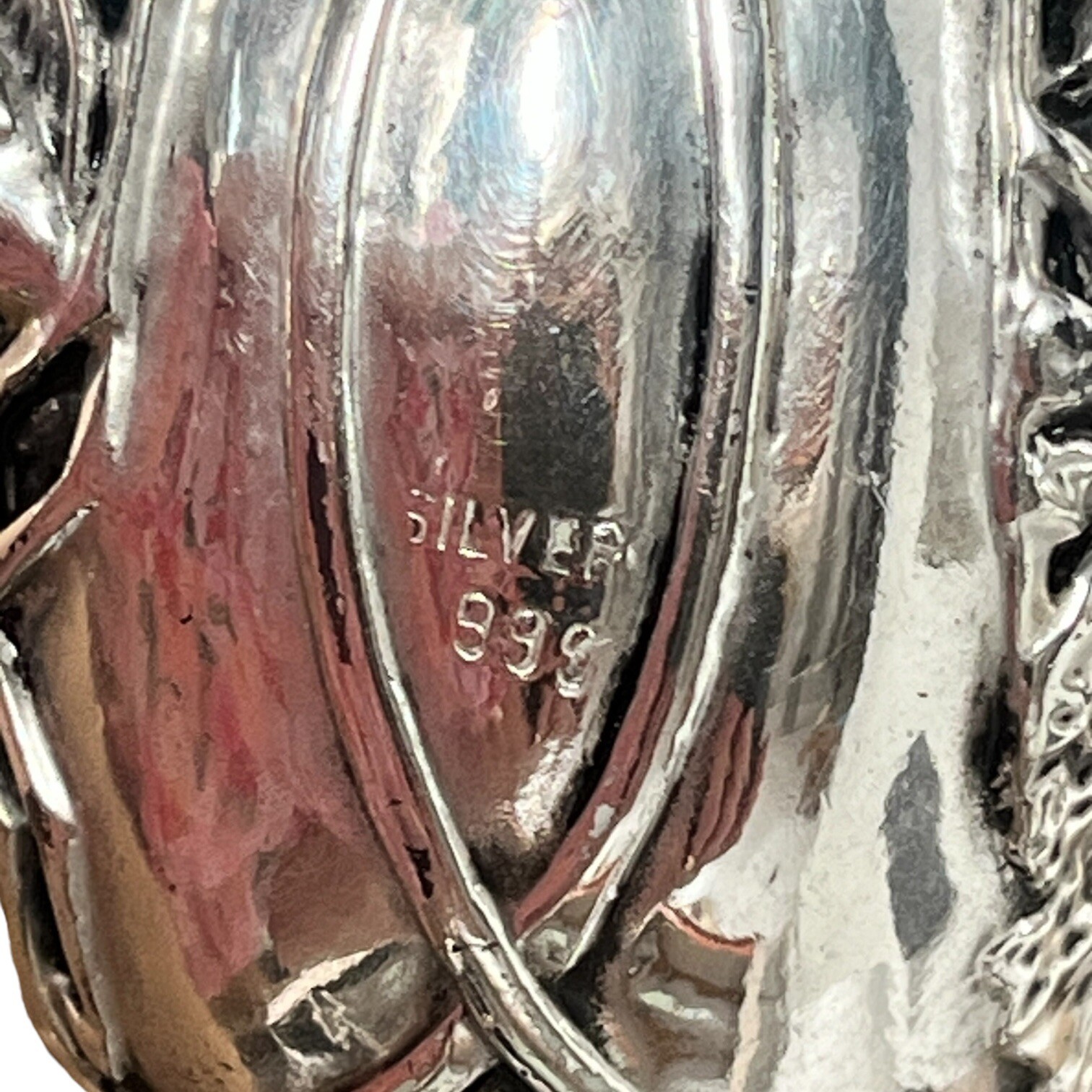 Greek Orthodox Sterling Silver Clad Ag 999 Egg Paperweight Religious Saints Halo