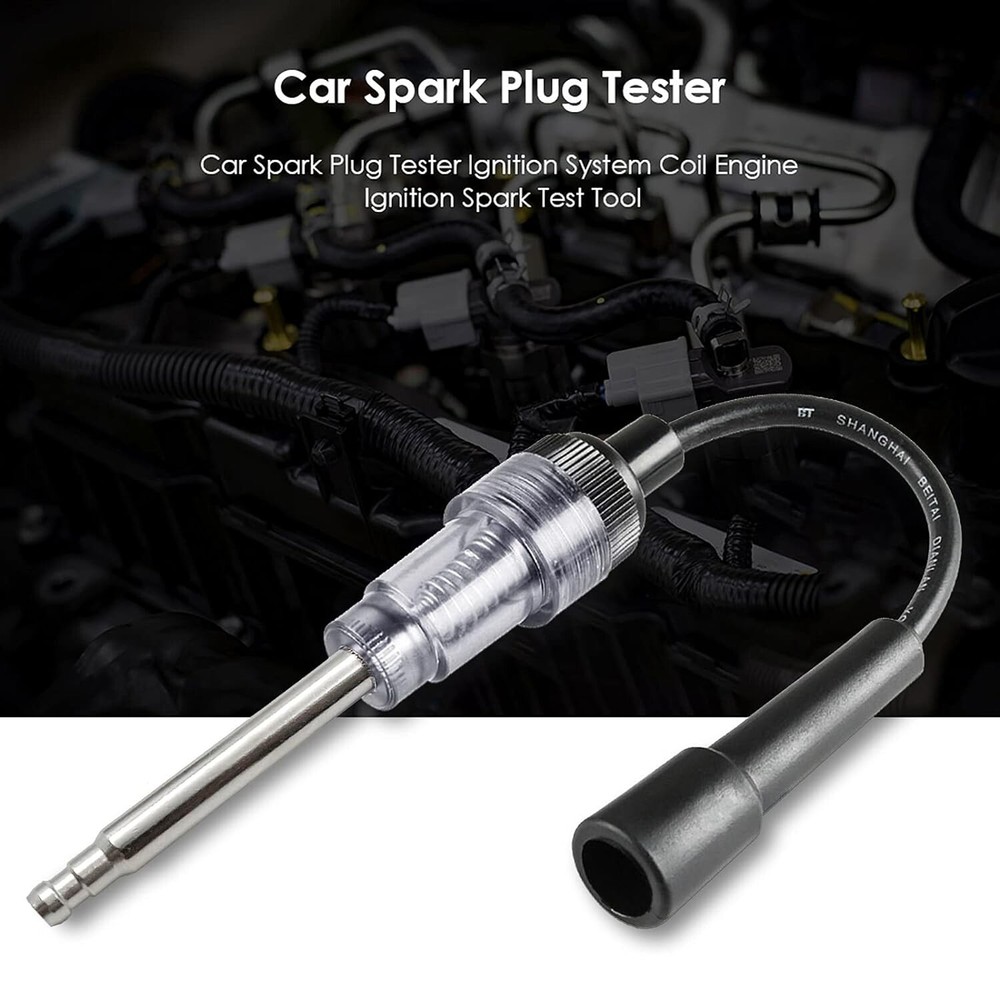 2PCS Inline Spark Plug Testers, Small Armature Diagnostic Detector Tool for Car