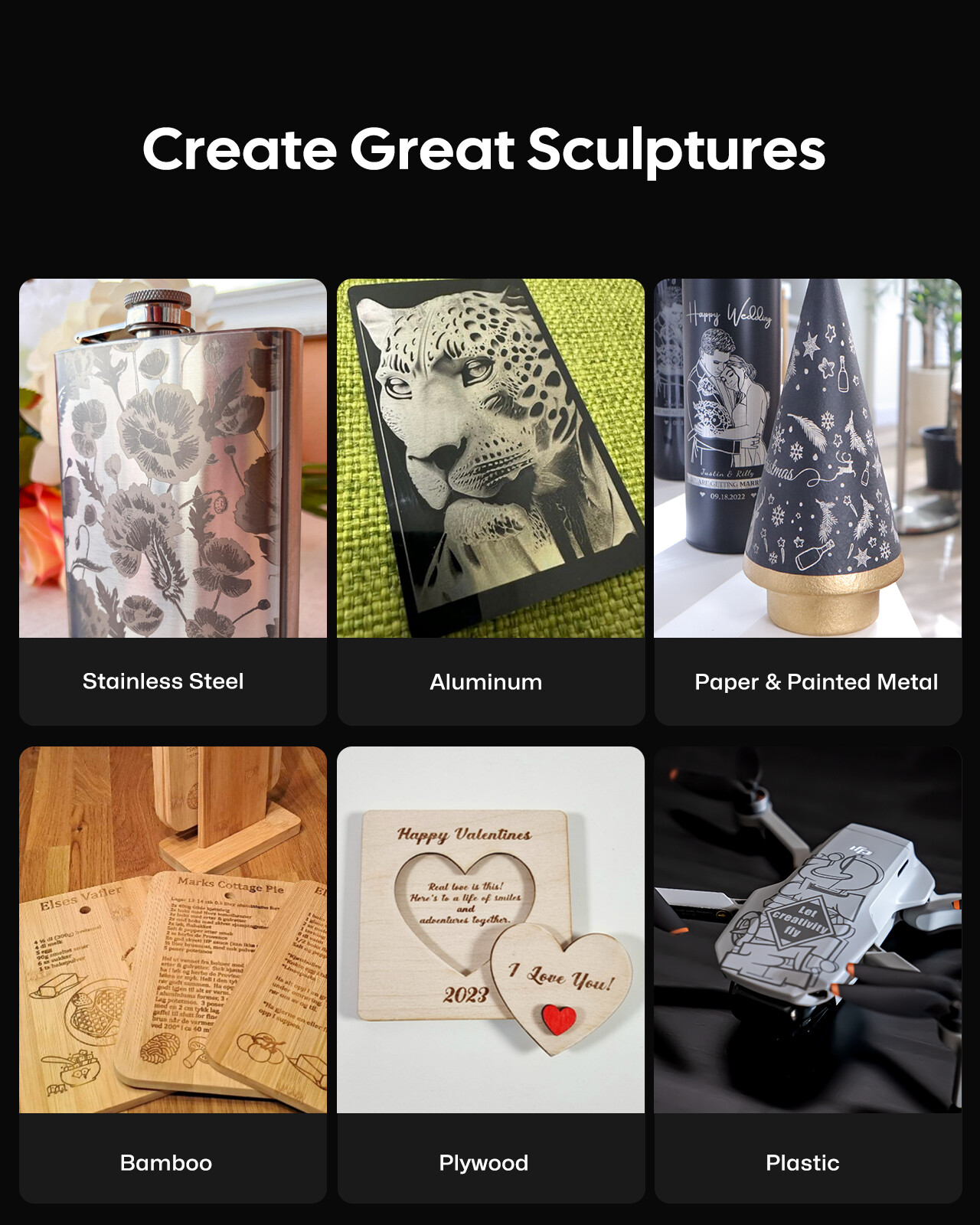 Refurbished LaserPecker LP4 Laser Engraver Engraving Machine Cutter Metal Wood