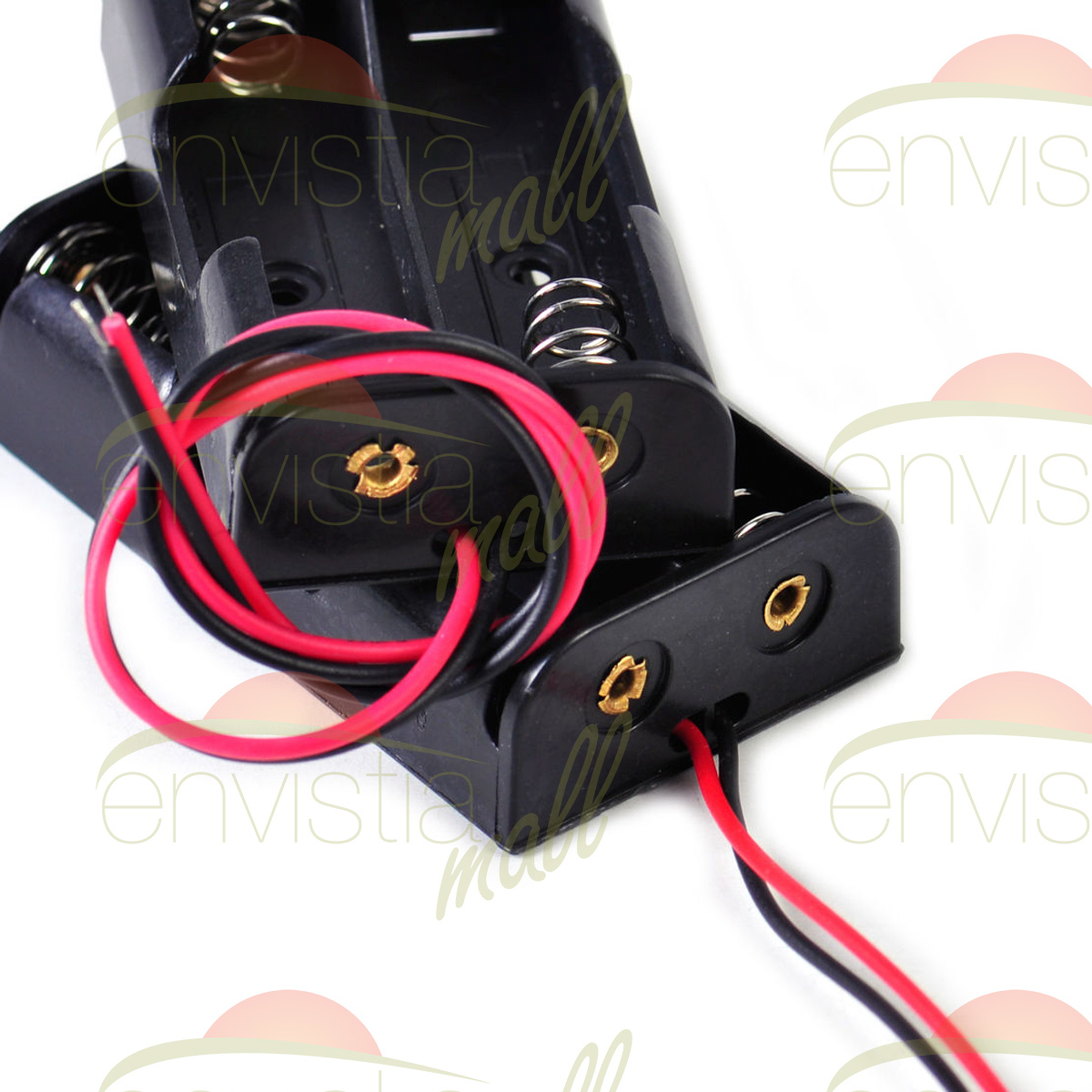 5Pcs Battery Holder Case Box with 4" Wire Leads for 2X Series AA Batteries 3V US