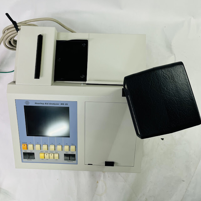 InterAcoustic Hearing Aid Analyzer MS25 LCDburned SoundtestGood UnablePrinter