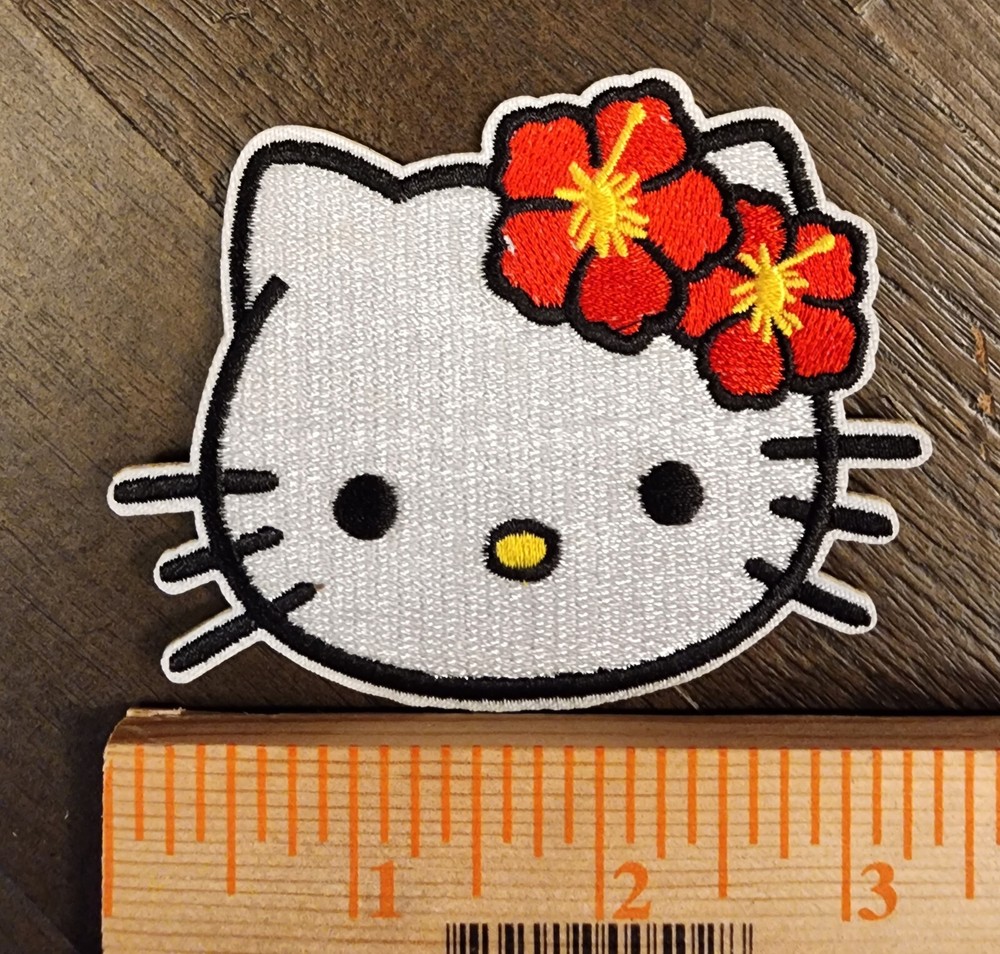 Iron On Patch Hello Kitty Face Pop Culture Classics