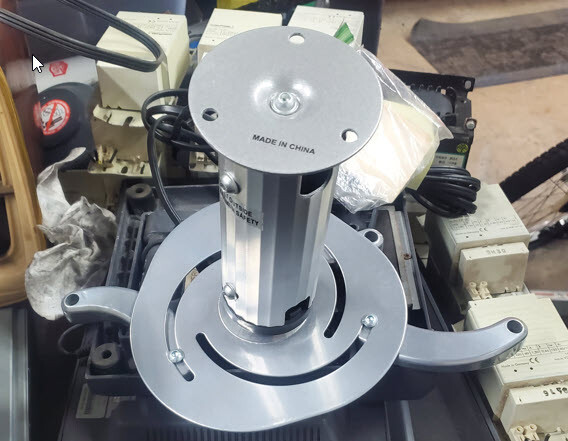 Ceiling Bracket for Projector up to 22 lbs, Silver 3009