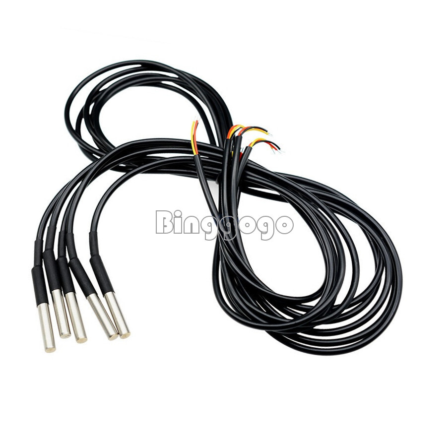 DS18B20 2M Waterproof Digital Temperature Temp Sensor Probe DS18B20 UK